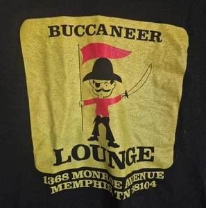 Buccaneer Lounge Monroe Ave  Memphis Tennessee dive bar T shirt S Small - Picture 1 of 3