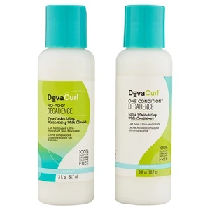 Deva Curl No-Poo Decadence 3 oz & One Condition Decadence 3 oz - Picture 1 of 2