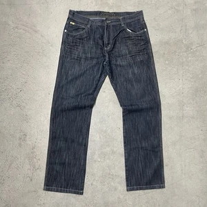 Southpole 8180 Indigo Blue Slim Straight Jeans Men’s Size 36x34 - Picture 1 of 24