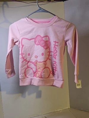 Hello Kitty 5T Sweat Shirt Pink (G008) - Image 1 of 2