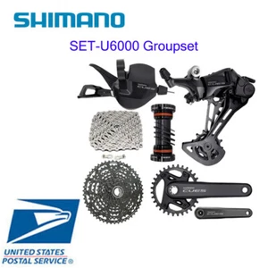 Gruppo SHIMANO CUES U6000 10 velocità 32T 170mm 43T 48T nuovo - Foto 1 di 1