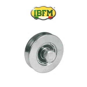 Ibfm Gate Wheel 1 Ball Bearing Groove V Art. 360 Pair (Pz.02) - Picture 1 of 1