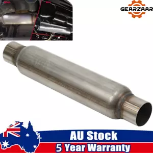 2.5Inch Megapower Exhaust Hotdog Resonator Muffler Glass Pack 15" Long High Flow - Picture 1 of 13