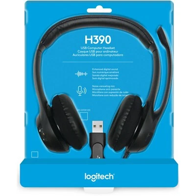 Logitech H390 Cuffie con Microfono per PC/Laptop/Mac Gaming Connessione USB - Immagine 1 di 2