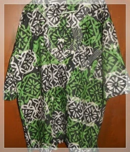 AFRICAN PRINT DASHIKI TOP - Picture 1 of 2