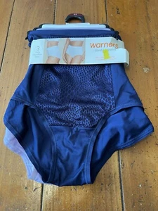 NWT Warner's blissful benefits 3 pack Microfiber Tummy-Smoothing Comfort Brief S - Picture 1 of 4