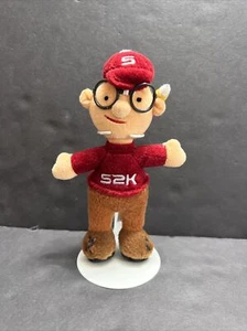 S2K Dr. Pepper Plush Doll 7” Pro-Motion 2000 Stuffed Animal Glasses Pencil Promo - Picture 1 of 10