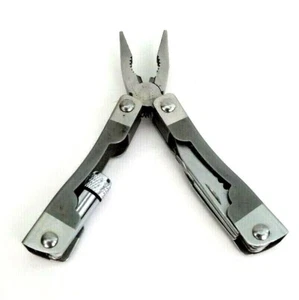 KR Multi-tool Mini Blade Saw Screwdriver Bottle Opener Flashlight Phillips 4" - Picture 1 of 6