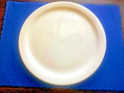 PLATO 9 1/2" REDONDO CÁSCARA DE HUEVO BLANCO SERVIR/CENA PORCELANA PORCELANA ELIGE 3 O 6 Foto 1 de 4