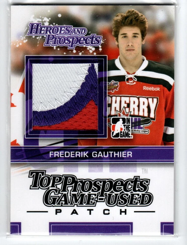 2013-14 ITG Top Prospects Jersey Patches #TPM10 Frederik Gauthier *#/30 - Image 1 of 1