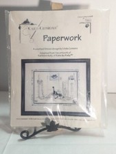 PAPERWORK Calico Crossroads Kats by Kelly Cross-Stitch Pattern Funny Cats
