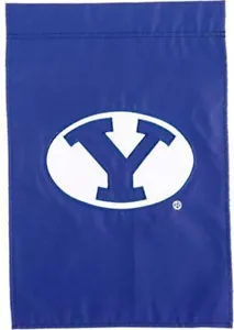Brigham Young Cougars (BYU) 12.5 x 18 Inch Double-Sided Applique Garden Flag - Picture 1 of 1