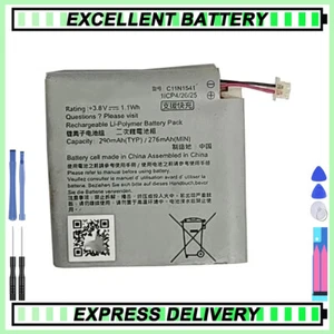 C11N1541 NEW Battery 290mAh For ASUS W1502QF ZenWatch 2 WI502Q +Tools - Zdjęcie 1 z 3