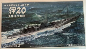 Aoshima 00380 Ironclad Submarine I-20 1/350 - Foto 1 di 1