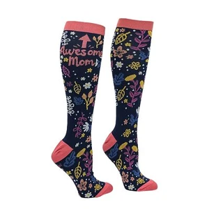 Impresionantes Calcetines de Compresión para Mamá Divertidos Calcetines de Compresión para Mujer Día de la Madre - Imagen 1 de 8