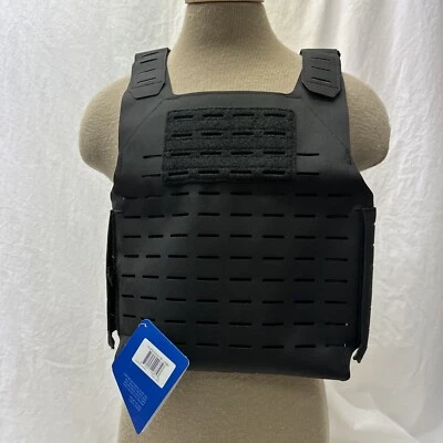BLUEFORCEGEAR Blue Force Gear BFG PLATEminus v4 plate carrier Large Black Military SEAL NSW
