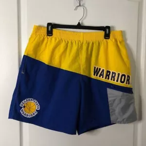 Mitchell & Ness Golden State Warriors Größe XL Nylon Utility Shorts Neu mit Etikett - Bild 1 von 9