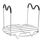 Stainless Steel Steamer Rack Trivet Lifting Out with Handles Fryer Parts