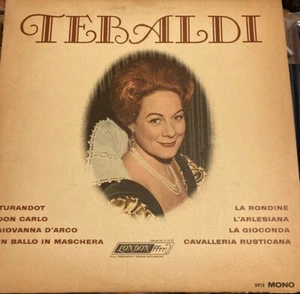 RENATA TEBALDI ~The New Philarmonic Orchestra Vinyl  LP 33 1/3 Record - Picture 1 of 6