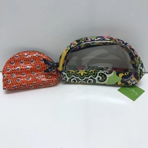 Vera Bradley Clear Cosmetic Duo in RIO NWT - Picture 1 of 1