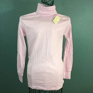 Hunters Run Women's Long Sleeve Pullover Turtle Neck Shirt, Pink, Size S NEW NWT - Picture 1 of 10