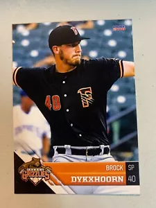 Brock Dykxhoorn 2018 Fresno Grizzles Team Card - Bild 1 von 1