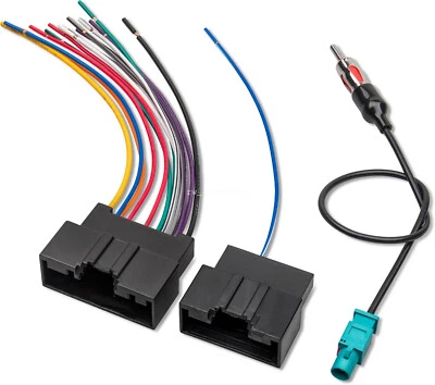 Adaptador de antena arnés de cableado de radio estéreo para Ford F-250/350/450/550 2017-20 Foto 1 de 4