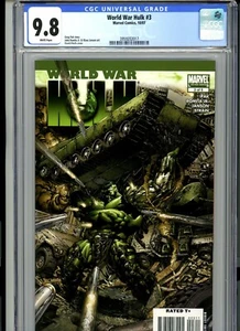 🔥WORLD WAR HULK #1 CGC 9.8 NM/M PLANET HULK 2008 MARVEL COMICS DAVID FINCH🔥 - Picture 1 of 3