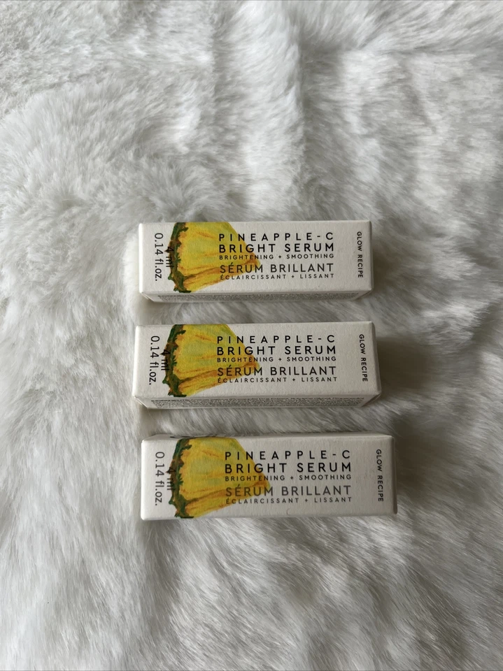 Glow Recipe Pineapple C Bright Serum Mini Travel Size .14oz 4ml