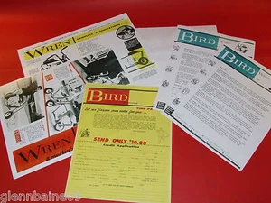¡WOW! FORMULARIOS DE PEDIDO/INGENIERÍA DE INGENIERÍA/MINIBIKE PARA PÁJAROS VINTAGE Y RAROS 5 PÁGINAS - Imagen 1 de 4