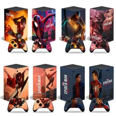 Spiderman 1 Skin XBox Serie X STICKERS Vinyle + 2 Autocollant  Manette Miles  - Photo 1/4