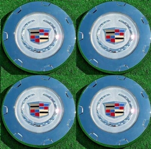 Factory Cadillac Escalade Center Caps Set Genuine GM OEM 22 inch Wheel 9598677 - Picture 1 of 10