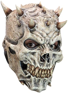 Ghoulish Productions Spikes Latex Face Mask Horror Halloween Cosplay - Picture 1 of 9