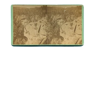 1800'S STEREO VIEW TALLULAH DEVILS PULPIT BY W D YOUNG #217 - Picture 1 of 2