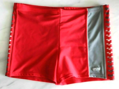Arena Men's Red Swimming Trunk Swim Boxer Pool Short Swimwear Swimsuit Bath 38 L - Image 1 of 4