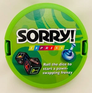 Sorry! Express 2007 Parker Brothers Travel Game 20 Minute Game Break - Picture 1 of 3