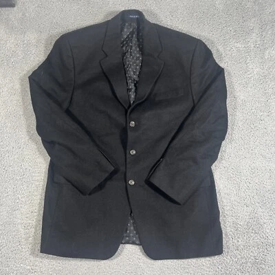 Abrigo Ralph Lauren Cabello Camel 44L Negro Chaqueta Blazer Abrigo Deportivo Preppy Clásico Foto 1 de 4