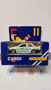 Corgi BMW saloon liege rome boite et bulle abimées (CP31) - Foto 1 di 2