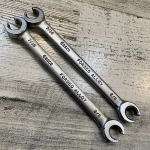 Easco USA 7/16" X 3/8" 6 Point Flare Nut Line Wrench 60114 Lot of 2 - Picture 1 of 5