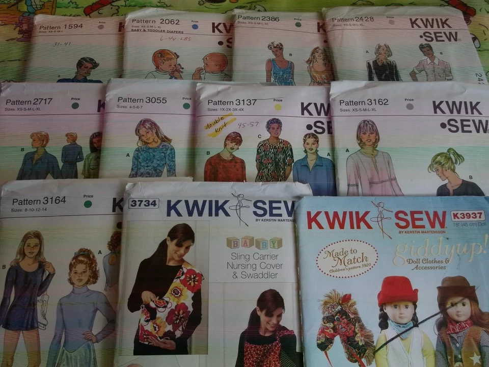 Kwik Sew Patterns ~ All Patterns are Size T1-T4 * ~ * ~ * ~ * ~ * Listing 2073 - Image 1 of 1
