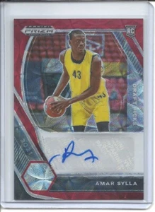 2021 PANINI PRIZM DRAFT PICKS RC RED PARALLEL AUTO AMAR SYLLA /88 LIGA - Picture 1 of 1