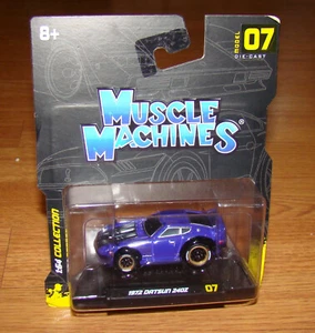 Maisto MUSCLE MACHINES 1972 DATSUN 240Z 1/64 Die-Cast Purple, Black 15548 #07 - Picture 1 of 7
