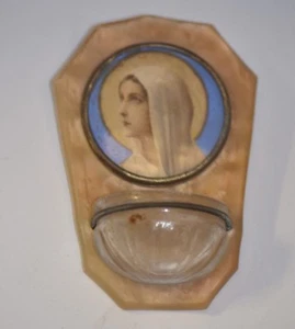 ANCIENNE STATUE PLATRE SAINTE STE THERESE DE LISIEUX RITA VIERGE MARIE - Foto 1 di 1