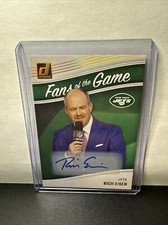 2023 DONRUSS Football Rich Eisen Fans Of Game Autograph Jets🔥
