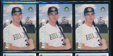 Lot (3) 1995 Multi-Ad Ken Bonifay Lynchburg HillCats Player Lot (FN41) SWSW6