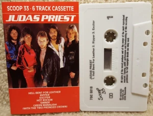 Vintage 1981 Cassette Tape Judas Priest Scoop 33 CBS Records 6 Track - Picture 1 of 5