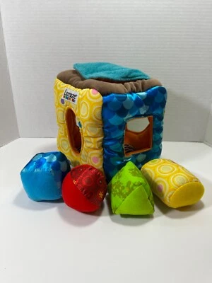 Lamaze Peluche Forma Suave Clasificador 4 Formas Coloridas Desarrollo Bebé Juguete de Aprendizaje Foto 1 de 4
