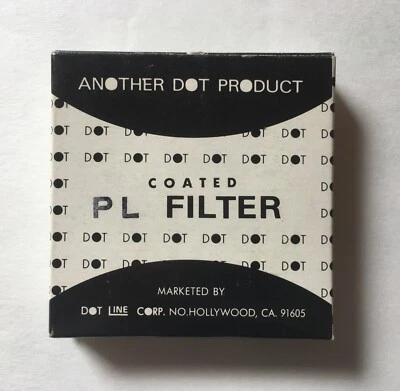 Vintage DOT LINE DL 1069 55mm Coated PL Filter - BRAND NEW - Image 1 of 4