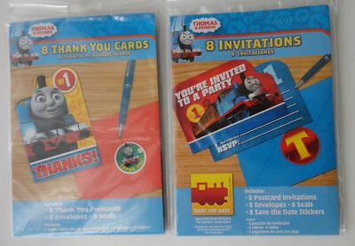 Thomas & Friends Birthday Party Invitations and Thank you Cards (A) - Image 1 of 2