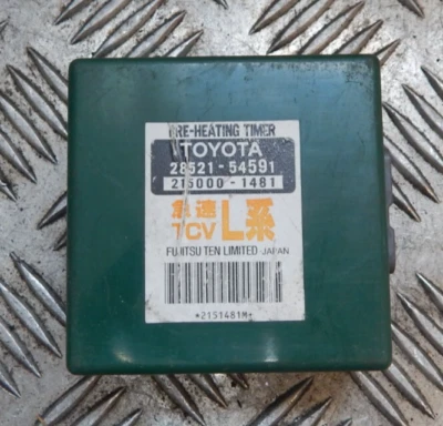 GENUINE 1988-04 TOYOTA HILUX HIACE DYNA PRE HEATING TIMER ECU 28521-54591 - Image 1 of 3